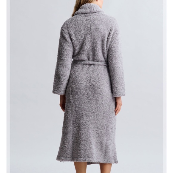 NEW Barefoot Dreams Cozy Chic Gray Robe - Picture 6 of 14